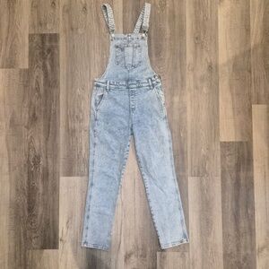 Old Navy Womens Prairie Farm Granola Campcore Indie Hippie Cotton Overalls US 6